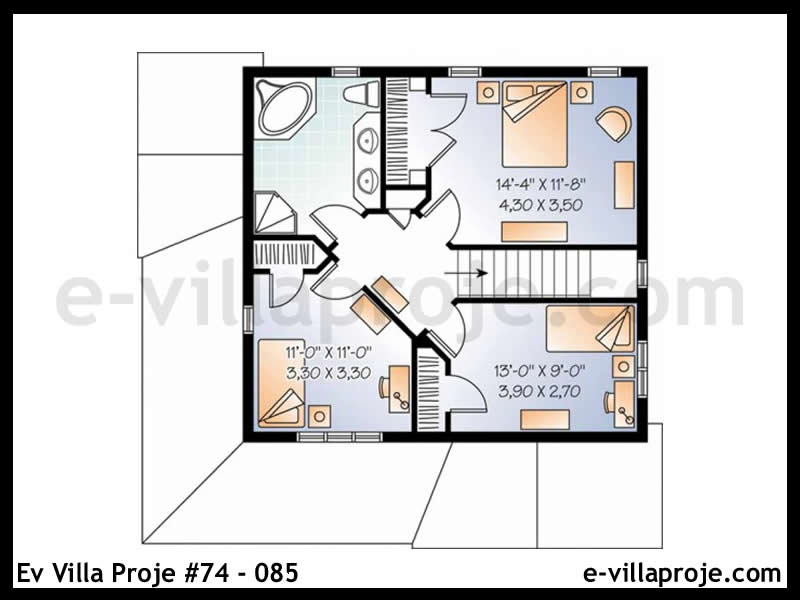 CVL-74-085 Kat Planı ve Görsel 3