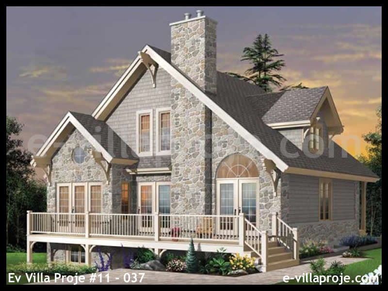 CVL-11-037 • 147 m² 4+1 Dubleks Çelik Villa - Mimari Kat Planı ve Dış Cephe