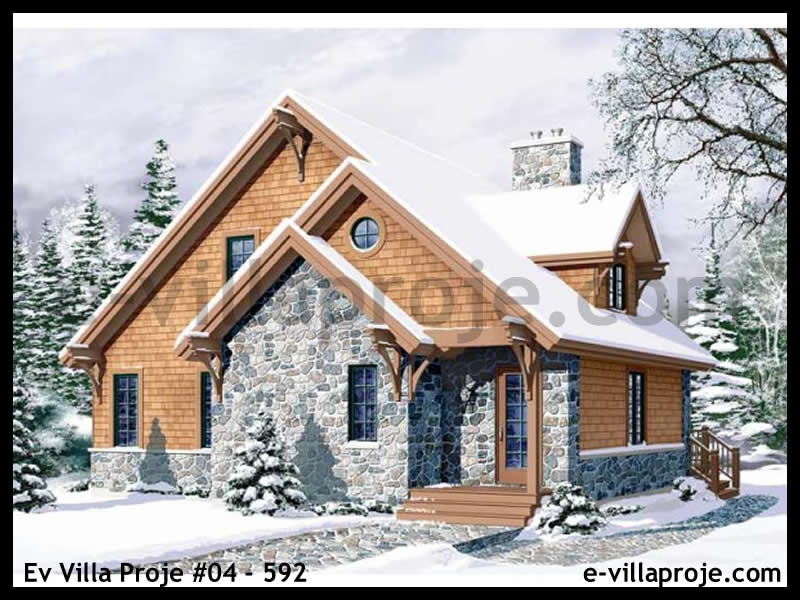 CVL-04-592 • 147 m² 4+1 Dubleks Çelik Villa - Mimari Kat Planı ve Dış Cephe