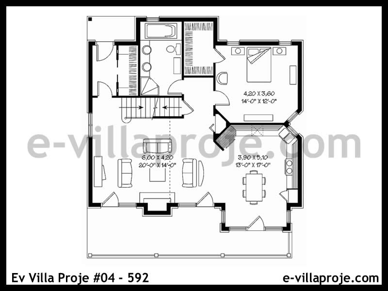 CVL-04-592 Kat Planı ve Görsel 2
