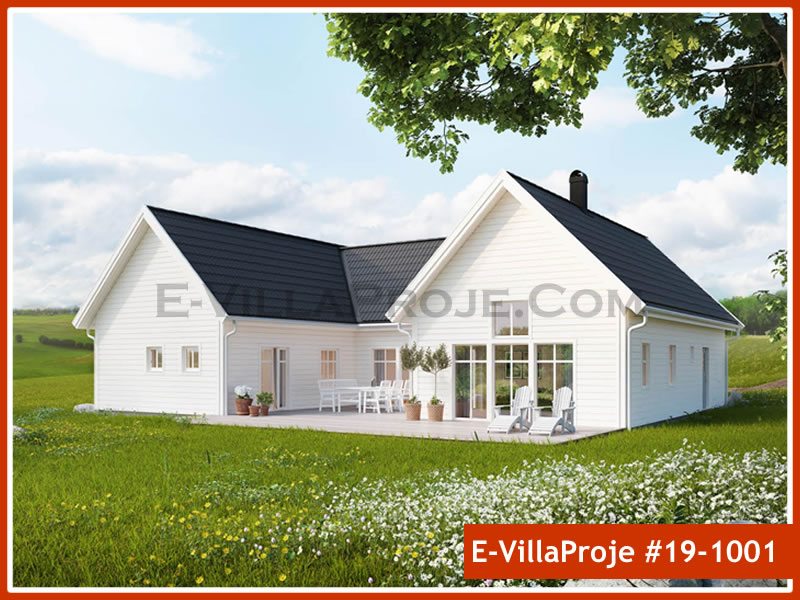 CVL-19-1001 • 147 m² 4+1 Tek Katlı Çelik Villa - Mimari Kat Planı ve Dış Cephe