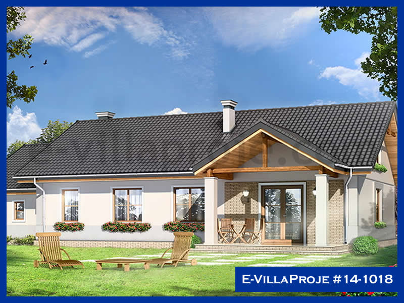 CVL-14-1018 • 148 m² 4+1 Tek Katlı Çelik Villa - Mimari Kat Planı ve Dış Cephe
