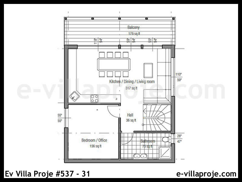 CVL-537-31 Kat Planı ve Görsel 3