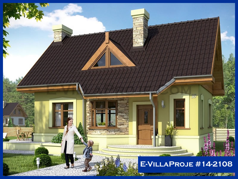 CVL-14-2108 • 149 m² 4+1 Dubleks Çelik Villa - Mimari Kat Planı ve Dış Cephe