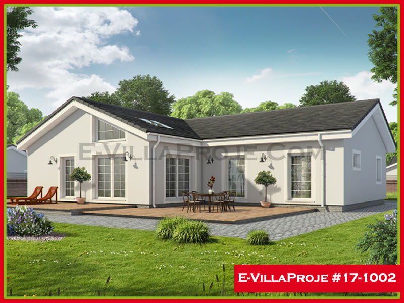 CVL-17-1002 • 149 m² 4+1 Tek Katlı Çelik Villa - Mimari Kat Planı ve Dış Cephe