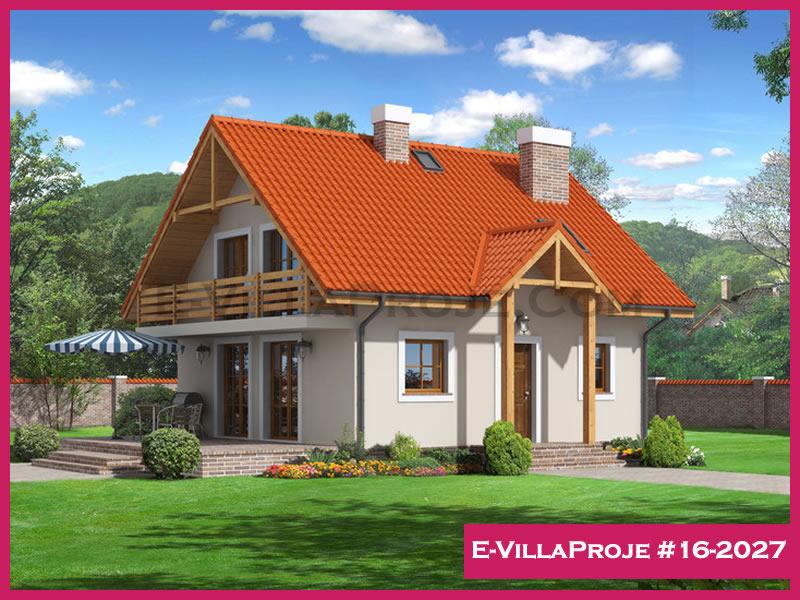 CVL-16-2027 • 150 m² 4+1 Dubleks Çelik Villa - Mimari Kat Planı ve Dış Cephe