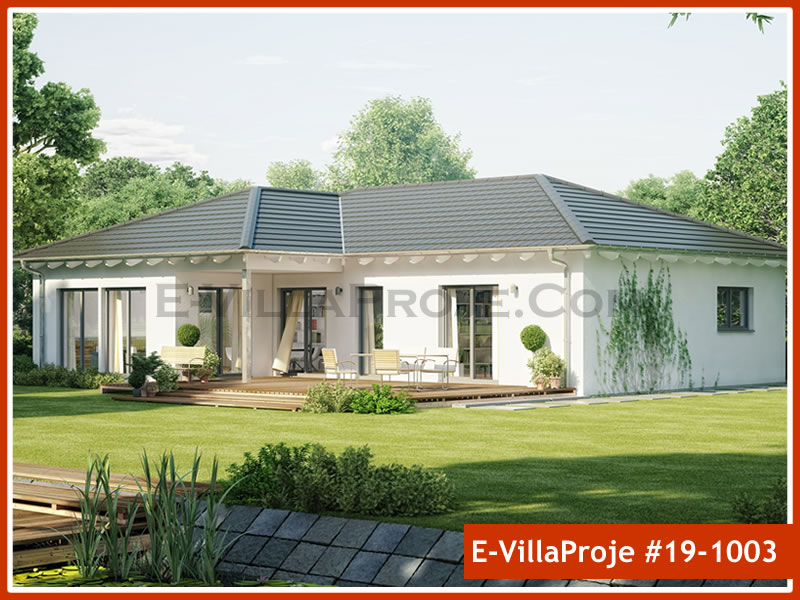 CVL-19-1003 • 150 m² 4+1 Tek Katlı Çelik Villa - Mimari Dış Cephe ve Kat Planı