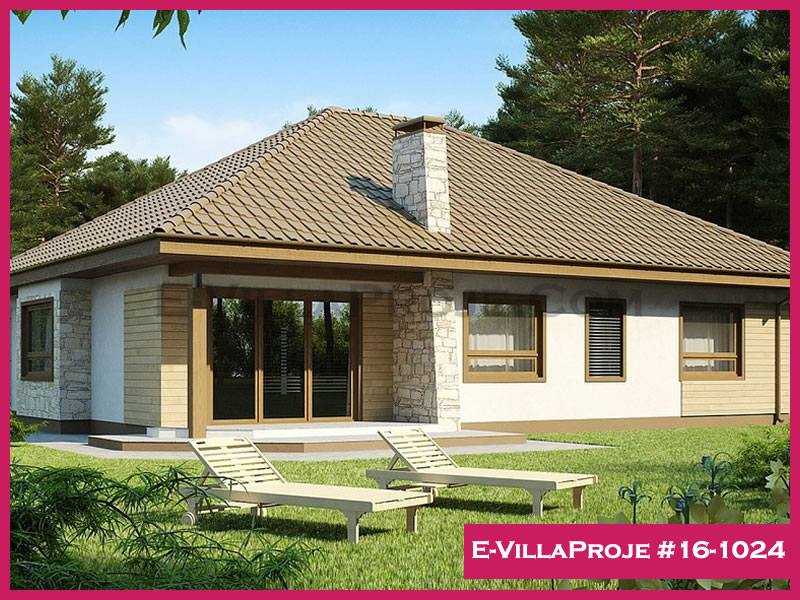 CVL-16-1024 • 150 m² 4+1 Tek Katlı Çelik Villa - Mimari Kat Planı ve Dış Cephe