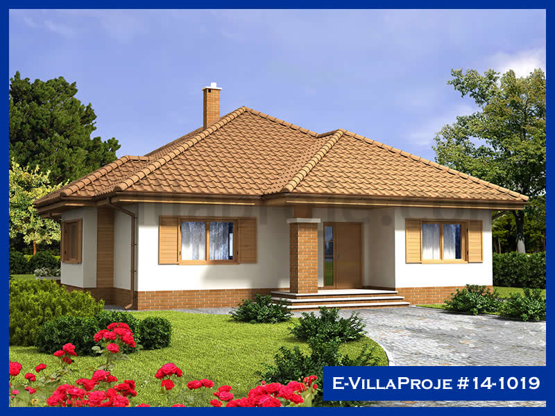 CVL-14-1019 • 150 m² 4+1 Tek Katlı Çelik Villa - Mimari Dış Cephe ve Kat Planı