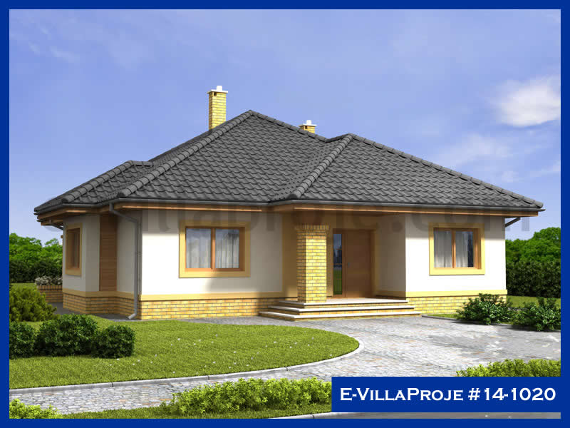 CVL-14-1020 • 150 m² 4+1 Tek Katlı Çelik Villa - Mimari Kat Planı ve Dış Cephe