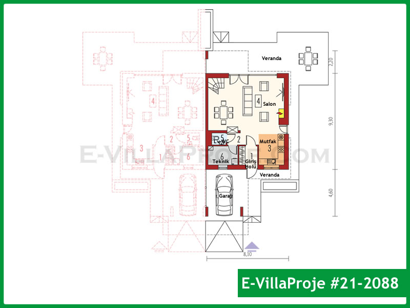 CVL-21-2088 Kat Planı ve Görsel 2