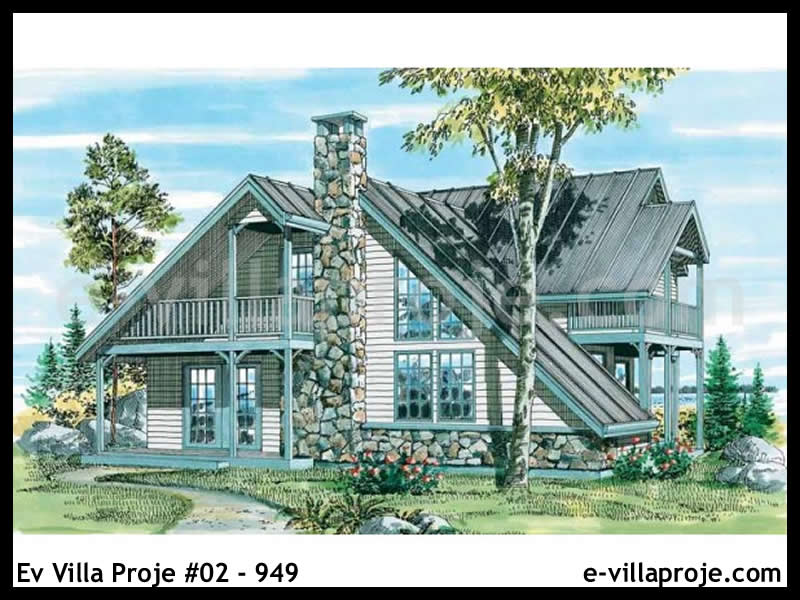 CVL-02-949 • 151 m² 4+1 Dubleks Çelik Villa - Mimari Kat Planı ve Dış Cephe