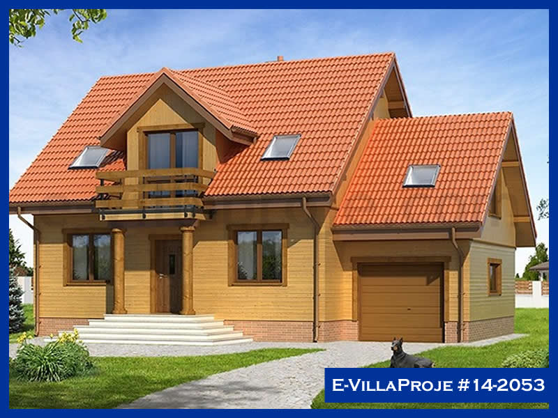 CVL-14-2053 • 152 m² 4+1 Dubleks Çelik Villa - Mimari Kat Planı ve Dış Cephe