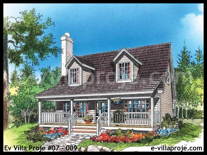 CVL-07-009 • 152 m² 4+1 Dubleks Çelik Villa - Mimari Kat Planı ve Dış Cephe