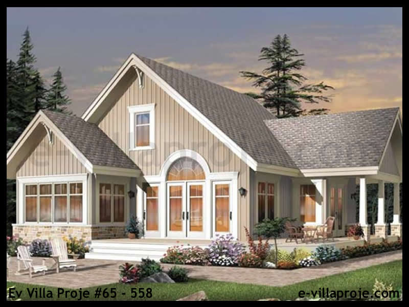 CVL-65-558 • 152 m² 4+1 Dubleks Çelik Villa - Mimari Dış Cephe ve Kat Planı