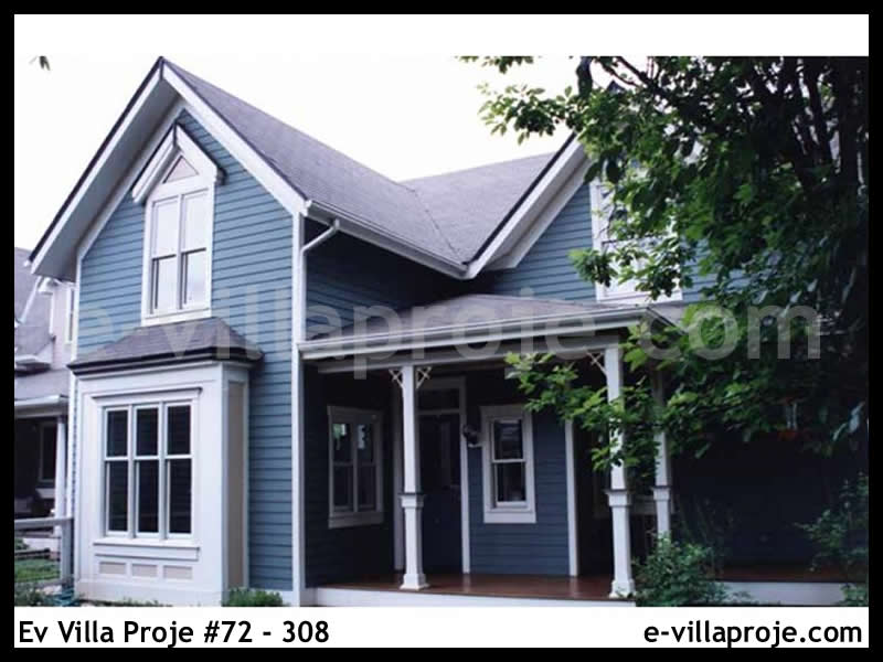 CVL-72-308 • 152 m² 4+1 Dubleks Çelik Villa - Mimari Kat Planı ve Dış Cephe