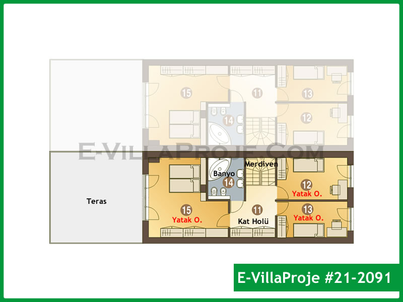 CVL-21-2091 Kat Planı ve Görsel 3