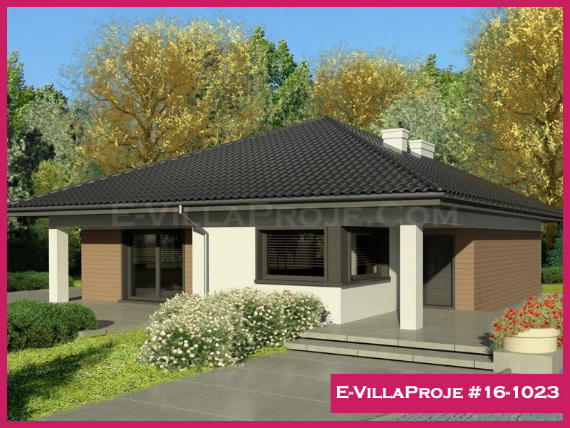 CVL-16-1023 • 154 m² 4+1 Tek Katlı Çelik Villa - Mimari Kat Planı ve Dış Cephe