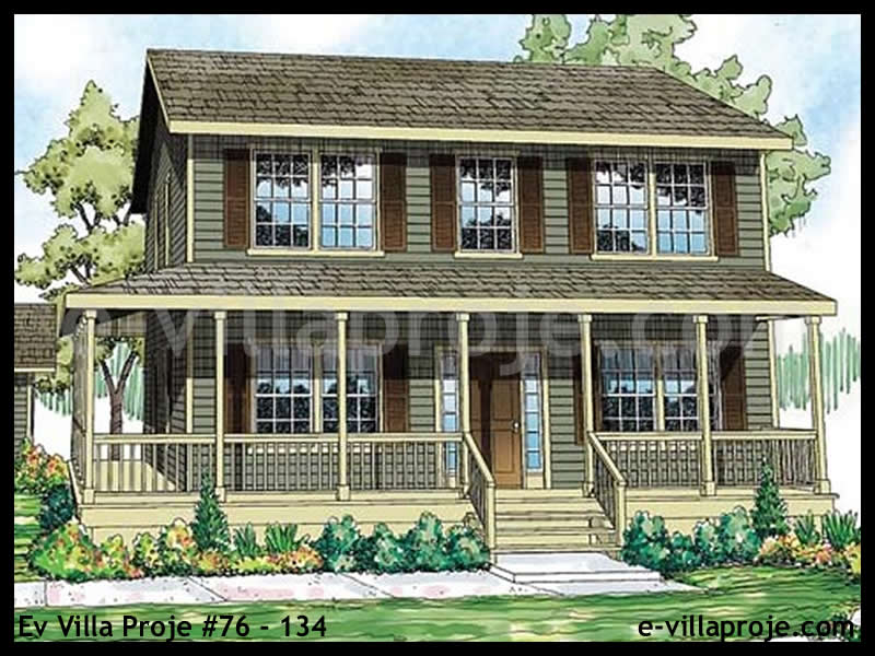 CVL-76-134 • 156 m² 4+1 Dubleks Çelik Villa - Mimari Kat Planı ve Dış Cephe