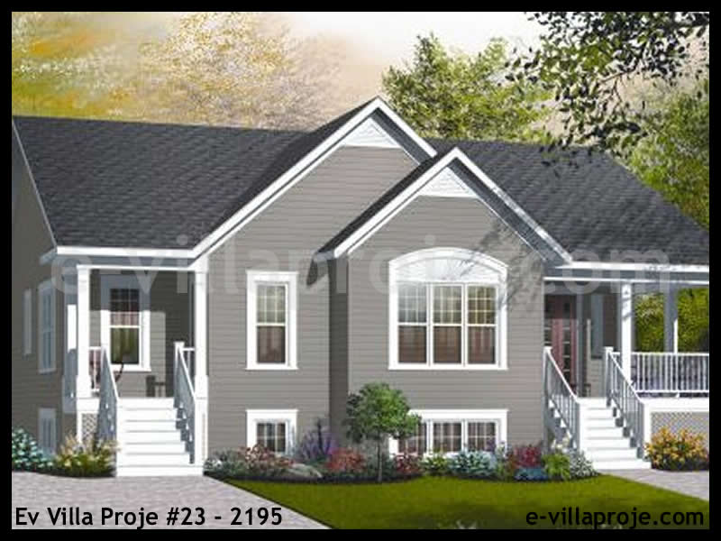 CVL-23-2195 • 156 m² 4+1 Tek Katlı Çelik Villa - Mimari Kat Planı ve Dış Cephe