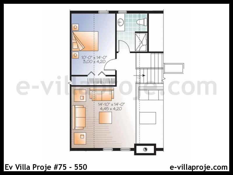 CVL-75-550 Kat Planı ve Görsel 3