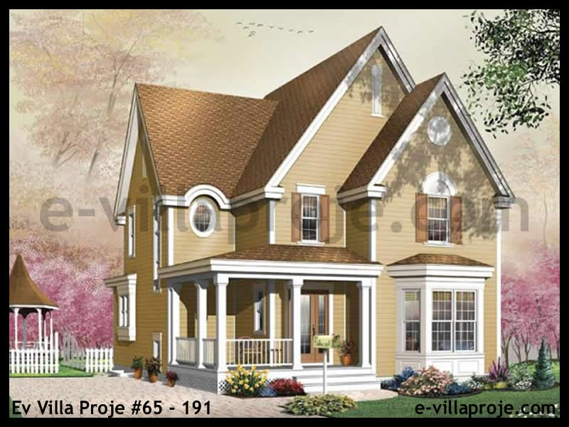 CVL-65-191 • 157 m² 4+1 Dubleks Çelik Villa - Mimari Dış Cephe ve Kat Planı