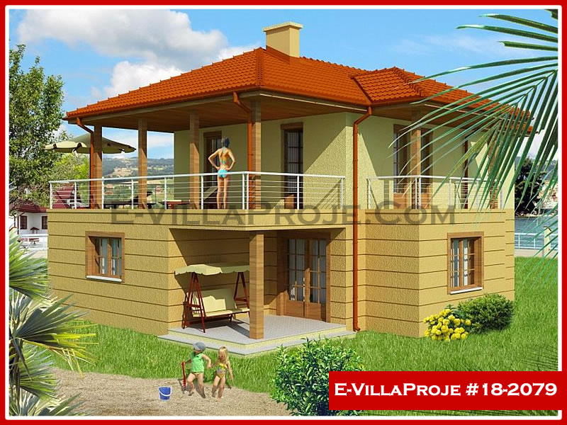 CVL-18-2079 • 157 m² 4+1 Dubleks Çelik Villa - Mimari Kat Planı ve Dış Cephe
