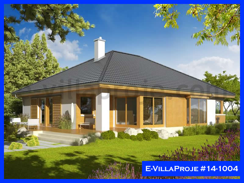CVL-14-1004 • 157 m² 4+1 Tek Katlı Çelik Villa - Mimari Dış Cephe ve Kat Planı