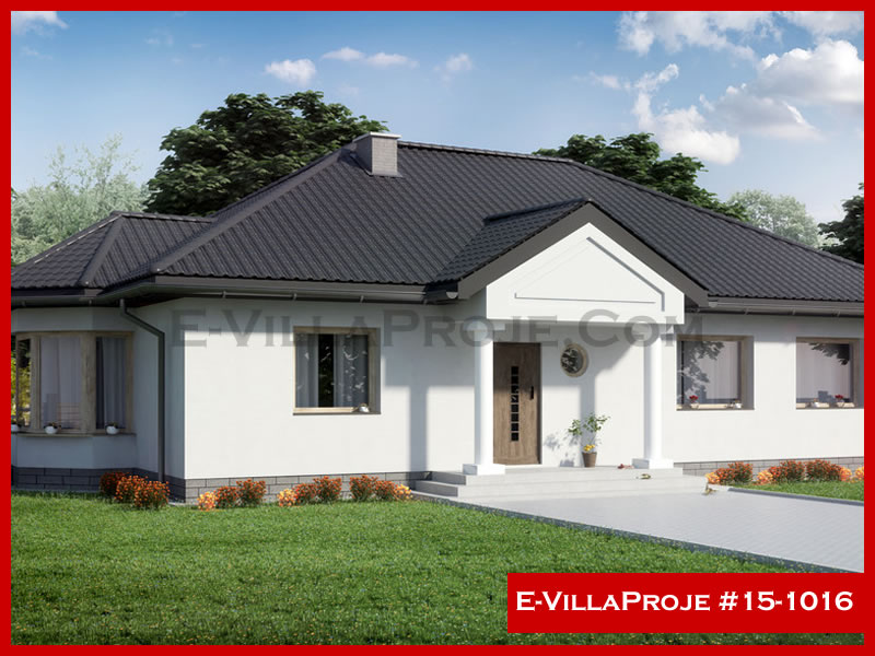 CVL-15-1016 • 158 m² 4+1 Tek Katlı Çelik Villa - Mimari Kat Planı ve Dış Cephe