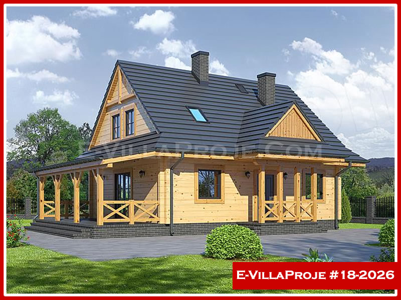 CVL-18-2026 • 160 m² 4+1 Dubleks Çelik Villa - Mimari Kat Planı ve Dış Cephe