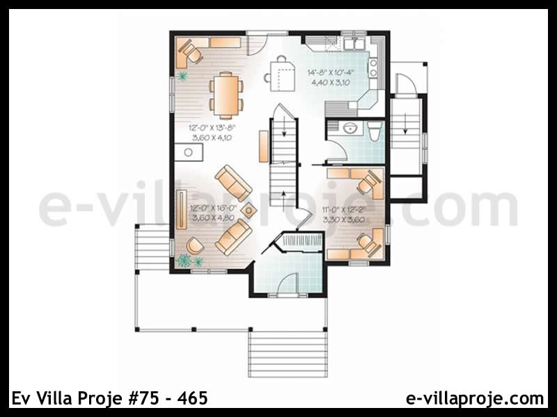 CVL-75-465 Kat Planı ve Görsel 2