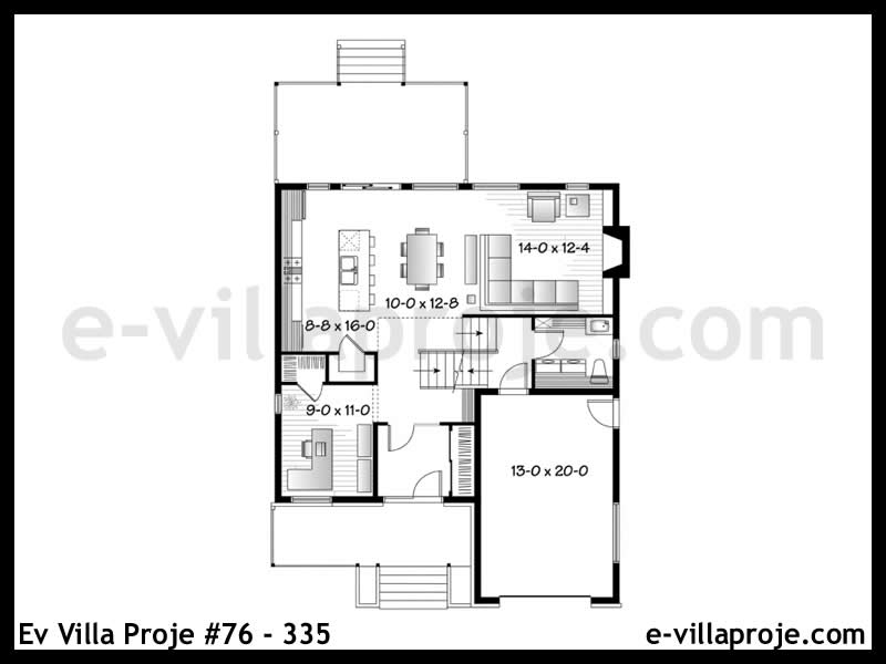 CVL-76-335 Kat Planı ve Görsel 2