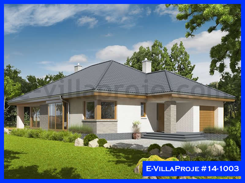 CVL-14-1003 • 161 m² 4+1 Tek Katlı Çelik Villa - Mimari Kat Planı ve Dış Cephe