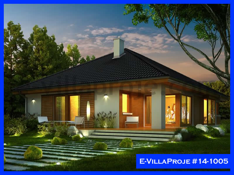 CVL-14-1005 • 161 m² 4+1 Tek Katlı Çelik Villa - Mimari Kat Planı ve Dış Cephe