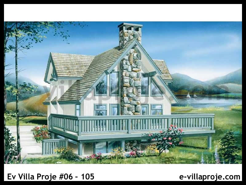 CVL-06-105 • 162 m² 4+1 Dubleks Çelik Villa - Mimari Kat Planı ve Dış Cephe