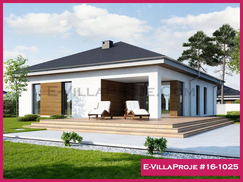 CVL-16-1025 • 162 m² 4+1 Tek Katlı Çelik Villa - Mimari Kat Planı ve Dış Cephe