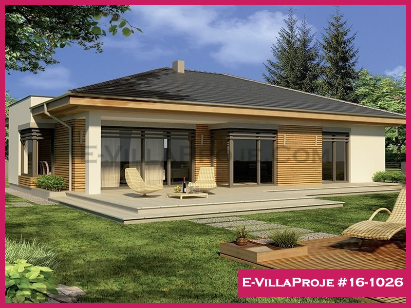 CVL-16-1026 • 162 m² 4+1 Tek Katlı Çelik Villa - Mimari Kat Planı ve Dış Cephe