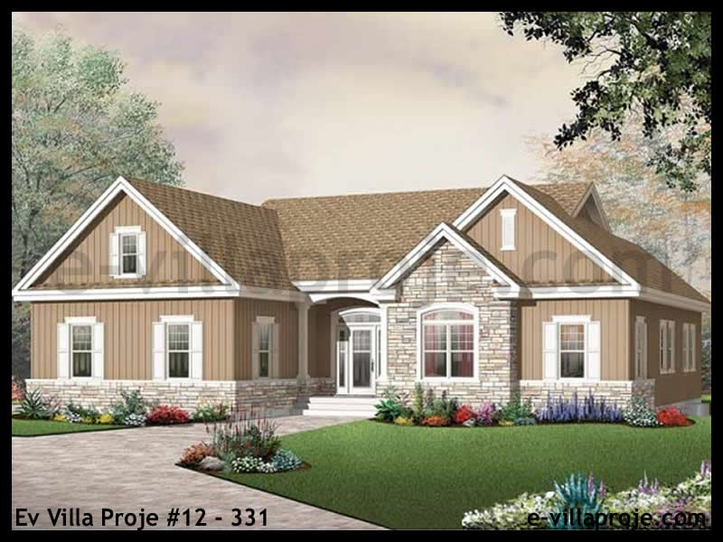 CVL-12-331 • 163 m² 4+1 Tek Katlı Çelik Villa - Mimari Kat Planı ve Dış Cephe
