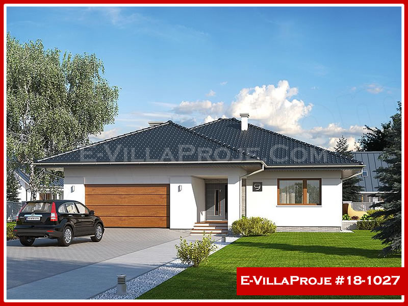 CVL-18-1027 • 163 m² 4+1 Tek Katlı Çelik Villa - Mimari Kat Planı ve Dış Cephe