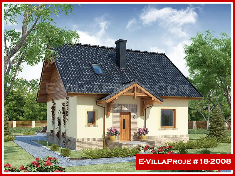 CVL-18-2008 • 164 m² 4+1 Dubleks Çelik Villa - Mimari Kat Planı ve Dış Cephe