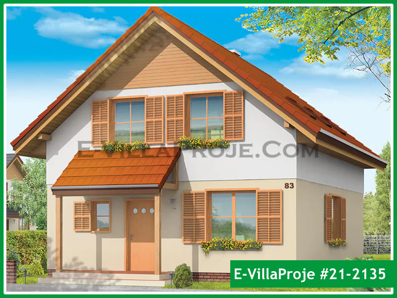 CVL-21-2135 • 164 m² 4+1 Dubleks Çelik Villa - Mimari Kat Planı ve Dış Cephe
