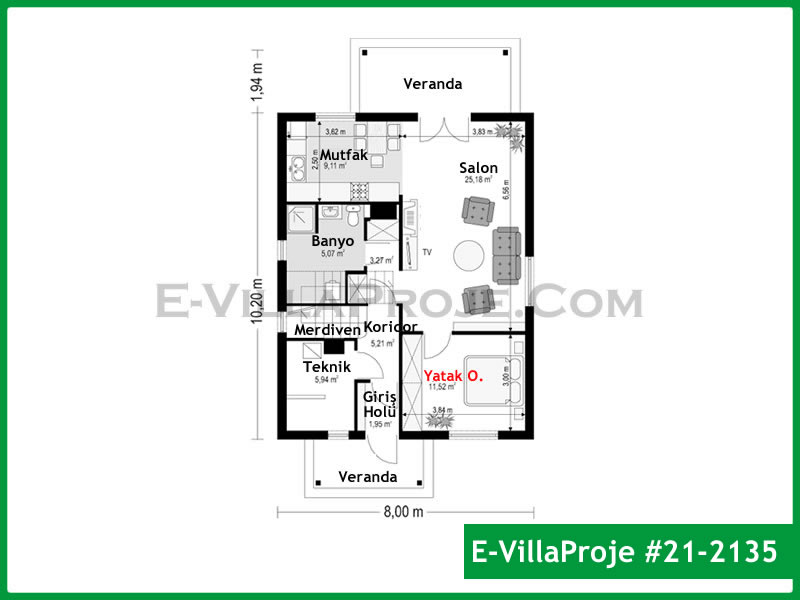 CVL-21-2135 Kat Planı ve Görsel 2