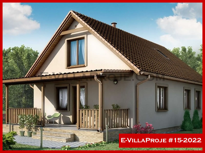 CVL-15-2022 • 164 m² 4+1 Dubleks Çelik Villa - Mimari Kat Planı ve Dış Cephe
