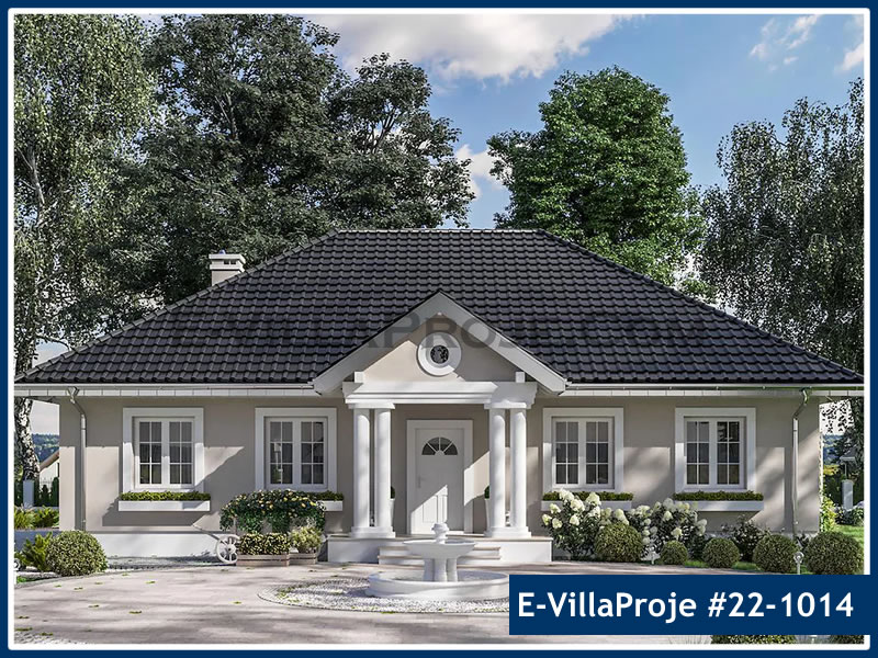 CVL-22-1014 • 164 m² 4+1 Tek Katlı Çelik Villa - Mimari Kat Planı ve Dış Cephe