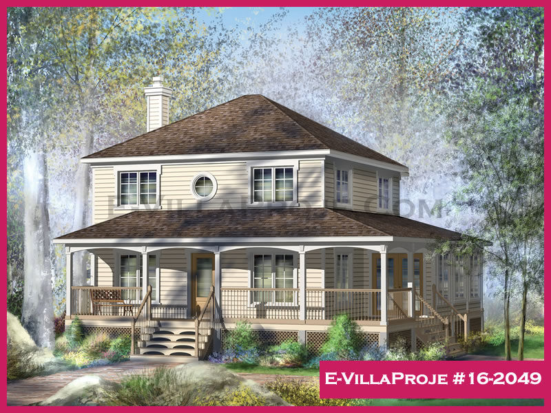 CVL-16-2049 • 165 m² 4+1 Dubleks Çelik Villa - Mimari Kat Planı ve Dış Cephe