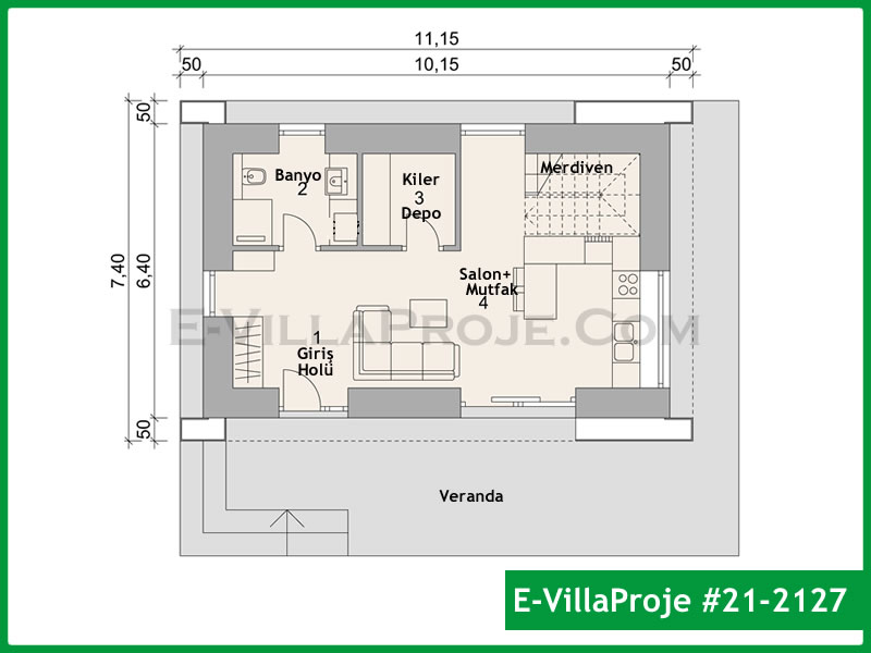 CVL-21-2127 Kat Planı ve Görsel 2