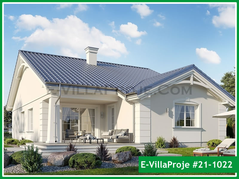 CVL-21-1022 • 165 m² 4+1 Tek Katlı Çelik Villa - Mimari Kat Planı ve Dış Cephe