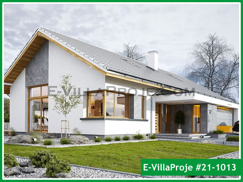 CVL-21-1013 • 165 m² 4+1 Tek Katlı Çelik Villa - Mimari Kat Planı ve Dış Cephe