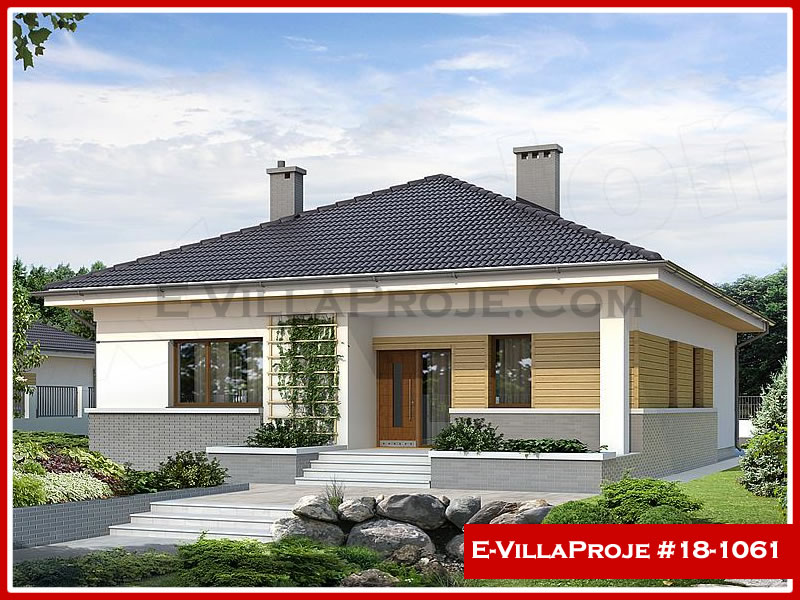 CVL-18-1061 • 165 m² 4+1 Tek Katlı Çelik Villa - Mimari Kat Planı ve Dış Cephe