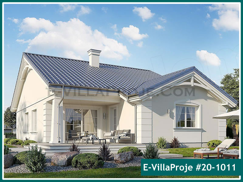 CVL-20-1011 • 165 m² 4+1 Tek Katlı Çelik Villa - Mimari Kat Planı ve Dış Cephe